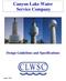 Canyon Lake Water Service Company. Design Guidelines and Specifications
