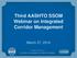Third AASHTO SSOM Webinar on Integrated Corridor Management. March 27, 2014