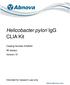Helicobacter pylori IgG CLIA Kit