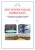 24X7 POWER FOR ALL DAMAN & DIU. A Joint Initiative of Government of India and Administration of UT of Daman & Diu