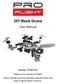 DIY Block Drone. User Manual. Model: PFBD102