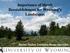 Importance of Shrub Reestablishment for Wyoming s Landscapes. Rachel Mealor, Extension Range Specialist