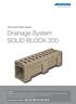 Drainage System SOLID BLOCK 200