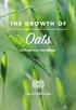 THE GROWTH OF. Oats. A Production Handbook. A Production Handbook