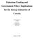 Emissions Trading and Government Policy: Implications for the Energy Industries of Canada