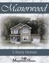 Manorwood. 2-Story Homes