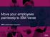 Move your employees painlessly to IBM Verse. IBM Collaboration Solutions
