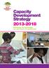 Capacity Development Strategy Enhancing the knowledge, use and impact of agroforestry