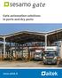 gate Gate automation solutions in ports and dry ports