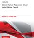 Oracle. Global Human Resources Cloud Using Global Payroll. Release 13 (update 18B)