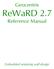 Geocentrix ReWaRD 2.7 Reference Manual