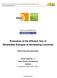 Promotion of the Efficient Use of Renewable Energies in Developing Countries