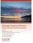 Climate Science Primer: Tillamook Estuaries Trends and Projections