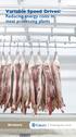 Variable Speed Drives: Reducing energy costs in meat processing plants