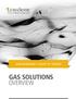 GAS SOLUTIONS OVERVIEW