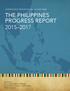 THE PHILIPPINES PROGRESS REPORT