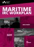 MARITIME IRC WORKPLAN SECTOR OVERVIEW EMPLOYMENT SKILLS OUTLOOK SECTORAL INSIGHTS TRAINING PRODUCT REVIEW PLAN IRC SIGNOFF
