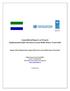 Consolidated Report on Projects Implemented under the Sierra Leone Multi-Donor Trust Fund