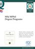 MS/ MPhil Degree Programs