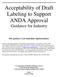 Acceptability of Draft Labeling to Support ANDA Approval Guidance for Industry