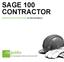 SAGE 100 CONTRACTOR CONSTRUCTION SOFTWARE REVIEW BY SHELDON NEEDLE