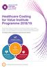 Healthcare Costing for Value Institute Programme 2018/19