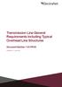 Transmission Line General Requirements Including Typical Overhead Line Structures. Document Number: 1-03-FR-09