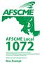 AFSCME Local. Non-Exempt