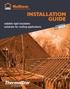 INSTALLATION GUIDE nailable rigid insulation substrate for roofing applications