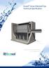 Ecosol Gross PollutantTrap Technical Specification. environmentally engineered for a better future. Ecosol WASTEWATER FILTRATION SYSTEMS