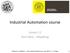 Industrial Automation course