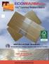 ECOWARM PLUS INSTALLATION MANUAL ENVIRONMENTALLY FRIENDLY RADIANT FLOOR HEATING SYSTEMS. OFFERED BY: