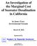 An Investigation of the Marginal Cost of Seawater Desalination in California