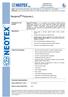 Neoproof Polyurea L. Technical Characteristics. Description of the product. Applications