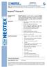 Neoproof Polyurea R. Technical Characteristics. Description of the product. Applications