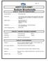 SAFETY DATA SHEET. Sodium Bicarbonate. Section 01 - Product And Company Information