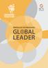PROFILE OF an EmERgIng GLOBAL LEADER