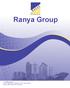 Ranya Group. Civil Engineering Power Generation, Distribution and Transmission Electro-Mechanical and Plumbing