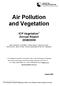 Air Pollution and Vegetation