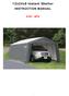 12x24x8 Instant Shelter