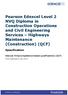 Pearson Edexcel Level 2 NVQ Diploma in Construction Operations and Civil Engineering Services Highways Maintenance (Construction) (QCF)