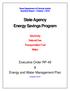 State Agency Energy Savings Program