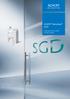 SCHOTT Termofrost SGD. Single glass door system for plus cooling