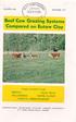 Beef Cow Grazing Systems Compared on Eutaw Clay