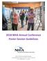 2018 NHIA Annual Conference Poster Session Guidelines