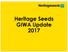 Heritage Seeds GIWA Update 2017