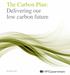 The Carbon Plan: Delivering our low carbon future