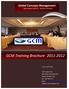 GCM Training Brochure Global Concepts Management Operational Experts Results Oriented! USA OFFICE