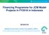 Financing Programme for JCM Model Projects in FY2018 in Indonesia