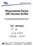 Rheumatoid Factor (RF) Screen ELISA